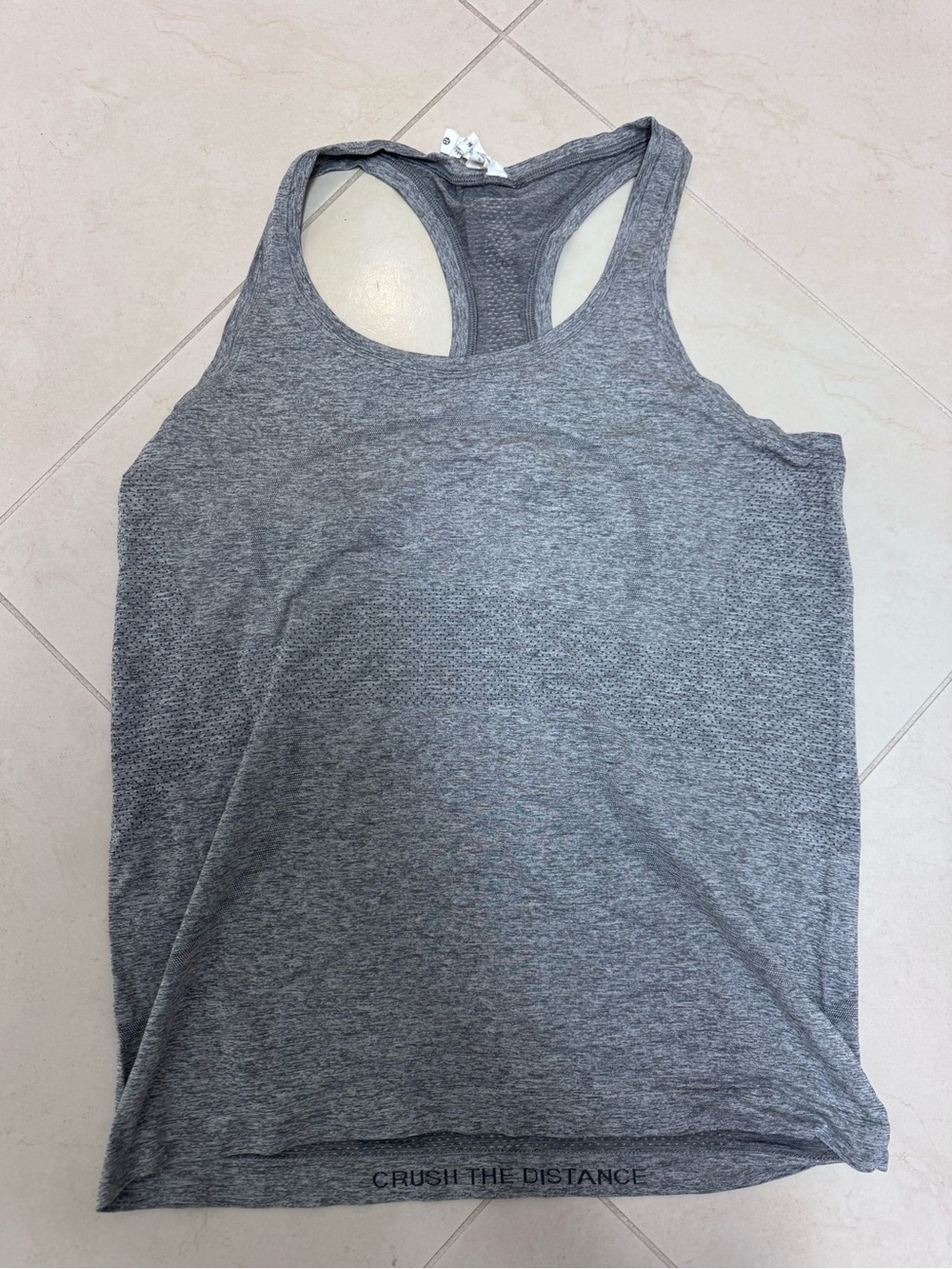 lululemon x peloton Heather Gray Racerback Tank